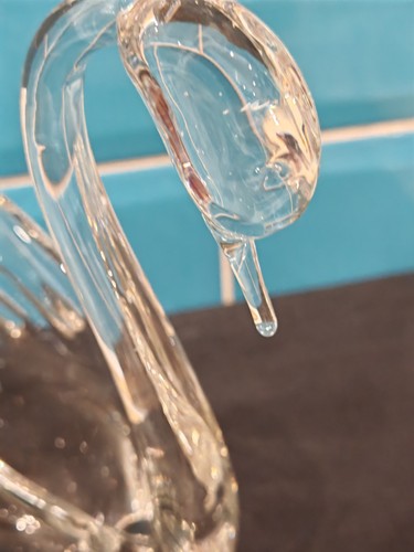 Swan vintage crystal - ,