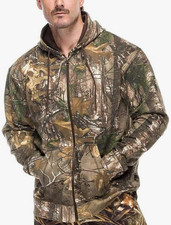 Mens RealTree Camo Zipper