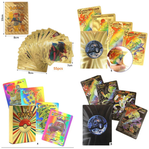 55pcs pokemon card foil - 55pcs,