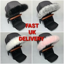Pram Fur Hood Trim Accessories BABY Pushchair Stroller Buggy Pram Fur FAST UK 