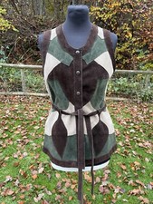 Vintage 70s Patchwork Suede