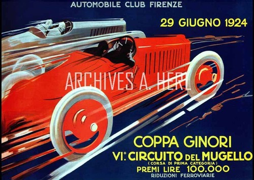 1924 mille miglia automobile - mille,