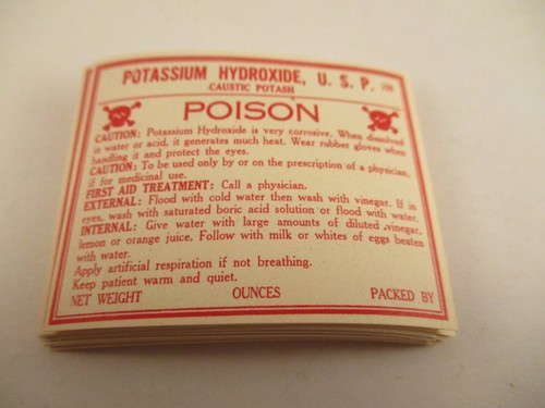 Lot vintage potassium - lot,