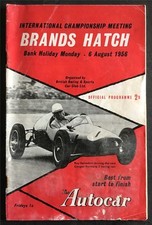 BRANDS HATCH 6 Aug 1956 BRSCC