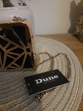 Dune Chain Black Bag