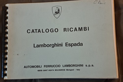 Lamborghini espada catalogo - espada,