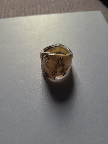 Murano gold cream - murano, glass