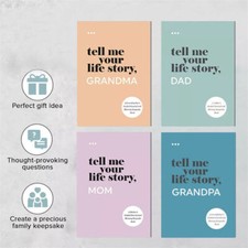 Tell Me Your Life Story, Mum/Dad+: A Guided Journal and Memory Keepsake Notebook