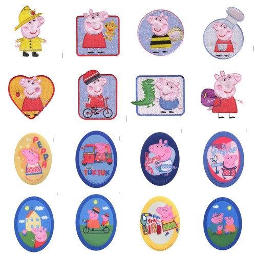 Official peppa pig patch sew - pig,