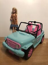  Mattel ( BARBIE ) Off Road Beach Cruiser  Turquoise Body , Pink Seats With Doll