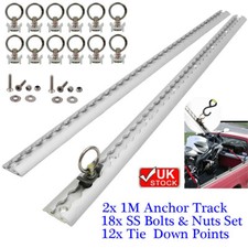 2X 1M Cargo Track Rails Van