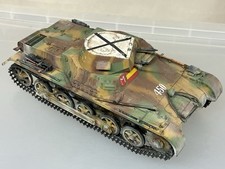 Spanish Civil War Panzer 1, 1/16 built & finished for display, fine, airbrushed