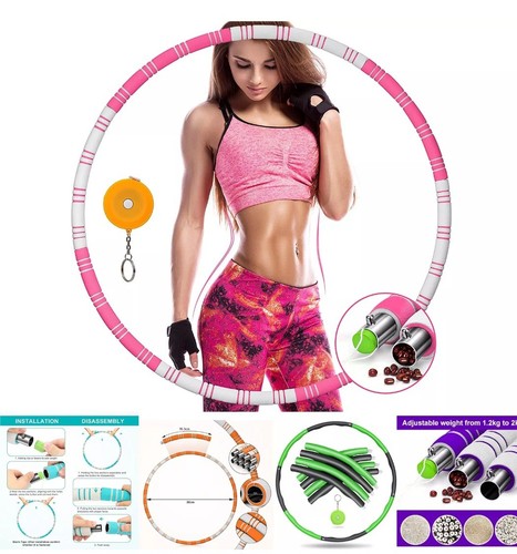 Collapsible 1kg weighted hula - weighted,