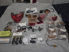 Job Lot Bundle Motorcycle Lights Indicators  Tail DRL Fog Lamps Mixed New NOS