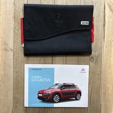 14-18 CITROEN C4 CACTUS OWNERS HANDBOOK MANUAL & WALLET 2016 R20288