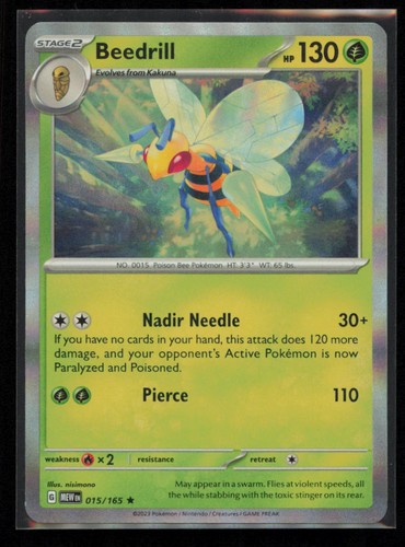 Beedrill 015 165 pokemon - pokemon, 151