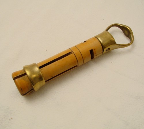 Antique boxwood and - and, brass