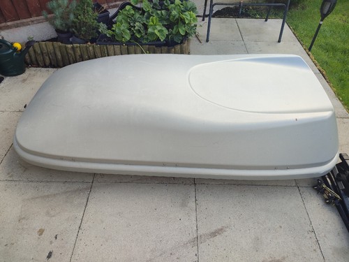 Big grey roof box - grey,