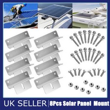 8Pcs Solar Panel Z Brackets