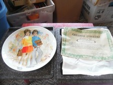 Limoges Emilie & Phillippe porcelain plate no BK 808 by Paul Durand 