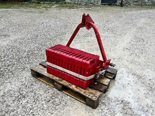 #B1669 Used 14 x International IH weights & block on 3pt linkage carrier Deliver
