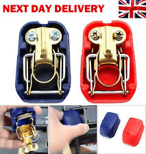 2Pcs Quick Release Battery Terminals Clamps Car Caravan Boat Low Profile 12V