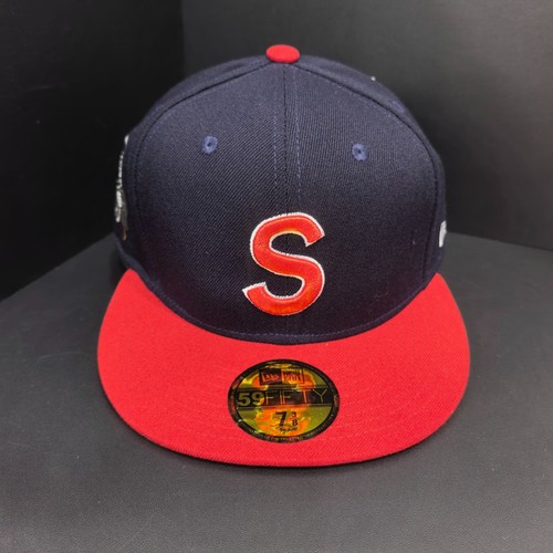 Supreme dark blue flat brim - dark, flat-brim