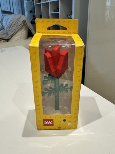 Lego valentine red - rose, flower