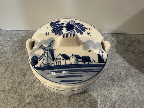 Hand painted delft blue dutch - painted,