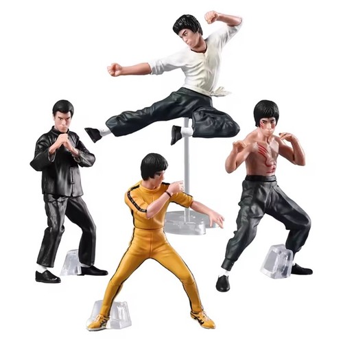 4pcs kung bruce - bruce, boxed