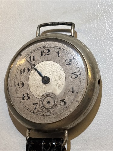 Longines silver hallmarked - silver, ww1