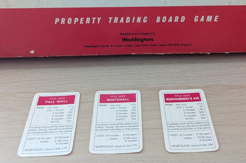 Waddingtons monopoly - waddingtons,