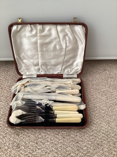 Vintage epns fish cutlery set - vintage,