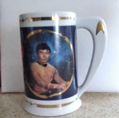 Star trek ceramic tankard sulu - star,
