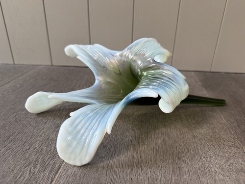 Antique vintage glass - glass, flower