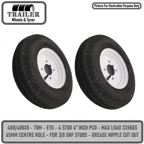 Trailer wheel rim - trailer, tyre