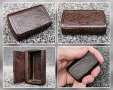 Antique Snuff Box Pill Tobacco