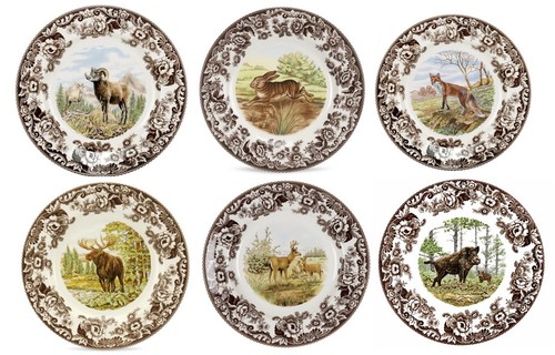 Spode woodland set x - set, of