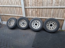 Suzuki Jimny wheels  Set of 4 with good tyres. can deliver 