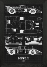 Ferrari 512 S Framed Wall Art