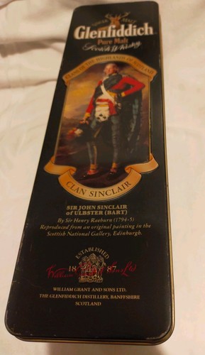 Vintage empty glenfiddich pure - empty,