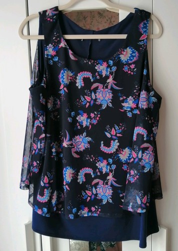 Floaty sleeveless summer top - floaty,