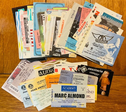 Original concert tickets - original,