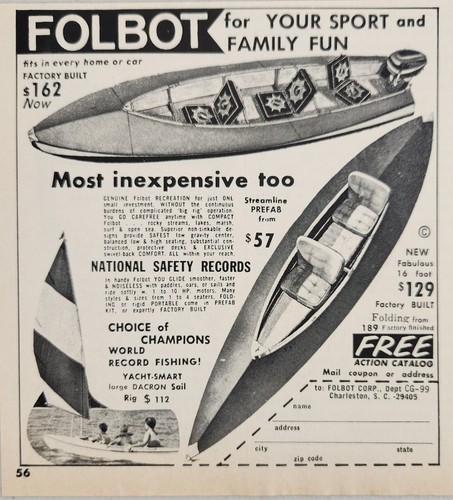 1969 print folbot folding - 1969,