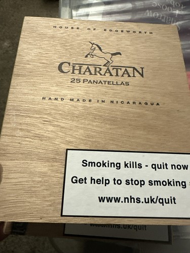 Empty cigar box - empty,
