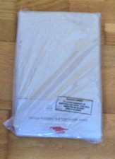 John Lewis Cotton/Linen Hidden Tab Voile Panel, Natural, W140cm x D183cm