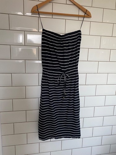 Summer bandeau dress - dress, black