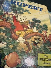 Rupert Bear Annual 1973 Daily Express  Unclipped Vintage Book Excellent Cond