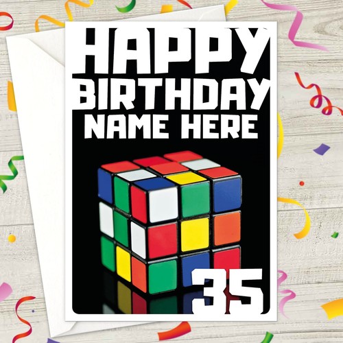 Rubik cube personalised - rubik's,