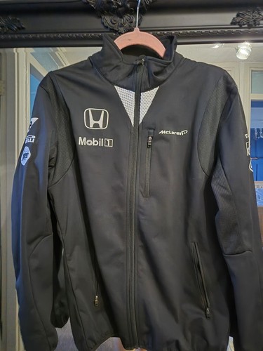 Mclaren honda black jacket - honda,